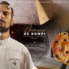 imprimerie Decomet caluire screen site internet Pizzeria le dompi FBMediaworks creation site internet lyon
