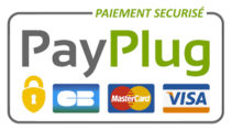 Logo securite paiement Payplug impression numerique decomet lyon