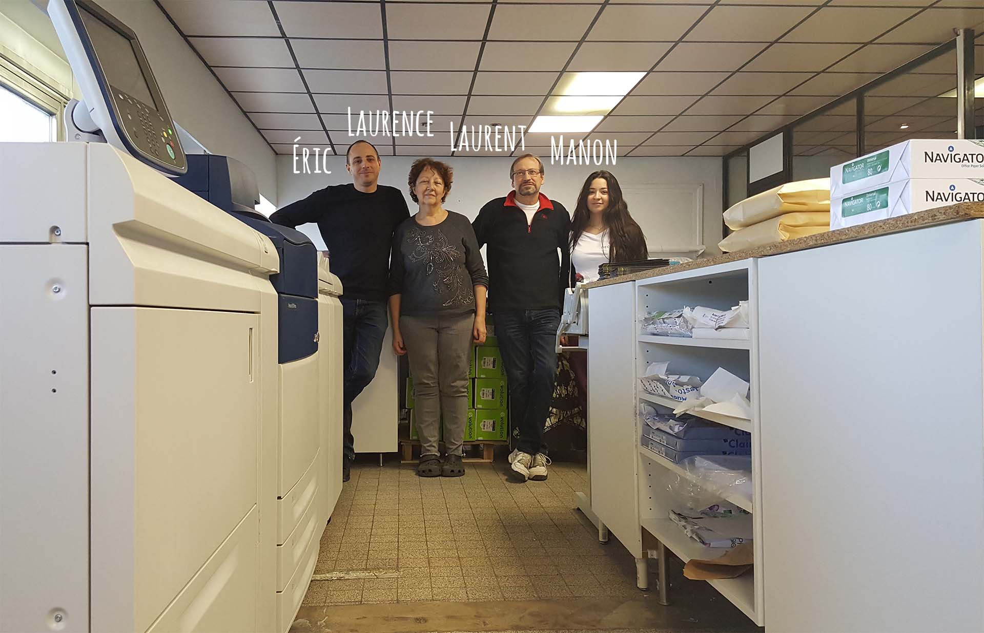 Photo famille Decomet imprimerie numerique lyon