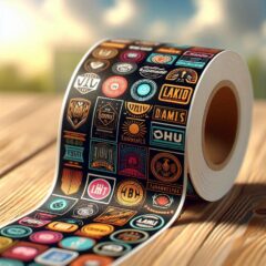 étiquette rouleaux imprimerie decomet